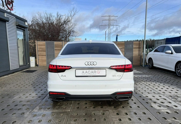 Audi A4 cena 116900 przebieg: 125210, rok produkcji 2020 z Mirsk małe 667